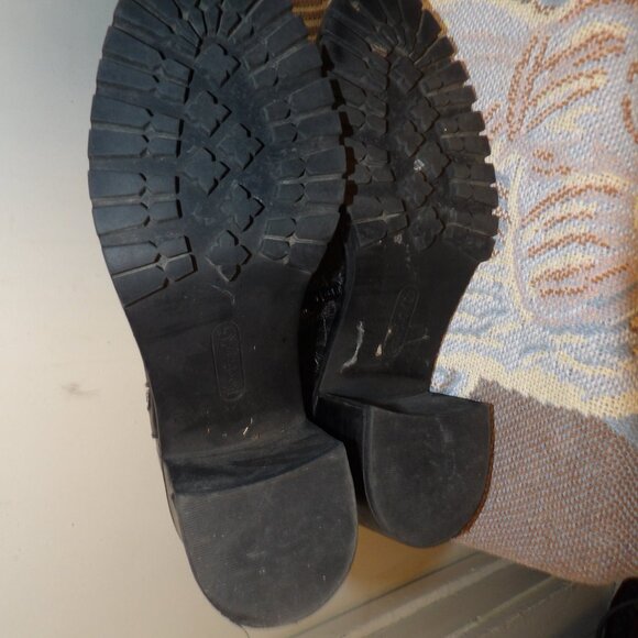 Baretraps Haile Vegan Croc Faux Leather Boots Sz 9M - Picture 7 of 8